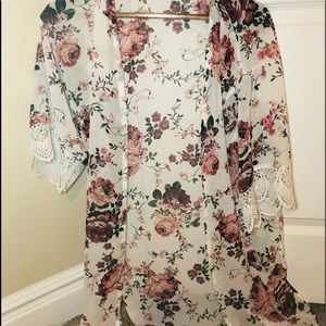 Floral kimono